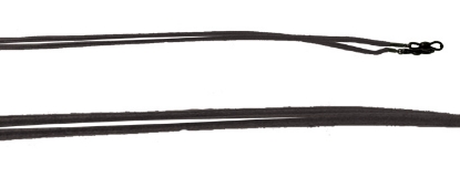 Leather thong - Black  Leather thong - Black