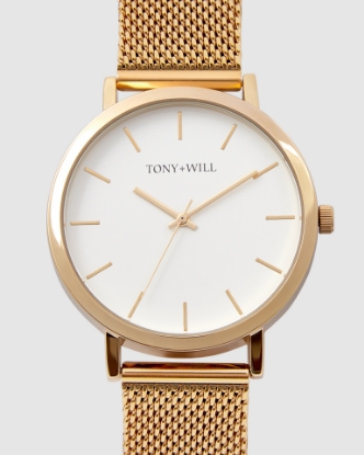 Show details for Classic Mesh Gold White Gold Picture of Classic Mesh Gold White Gold