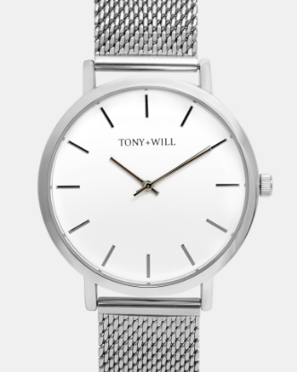 Show details for Classic Mesh Silver White Silver Picture of Classic Mesh Silver White Silver