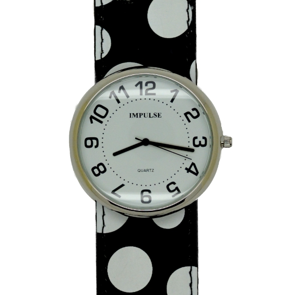 Picture of Impulse Slap Watch 041 - LARGE- Black/White Spots