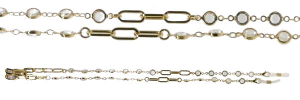 Picture of Gold chain with crystals